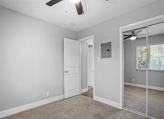 Lighted Ceiling Fan at Peninsula Pines Apartments, California