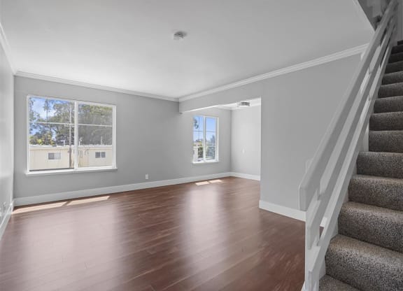 Spacious Living Room at Peninsula Pines Apartments, South San Francisco, 94080