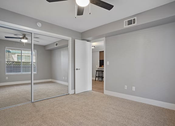 Remodeled Bedroom at Clayton Creek Apartments
