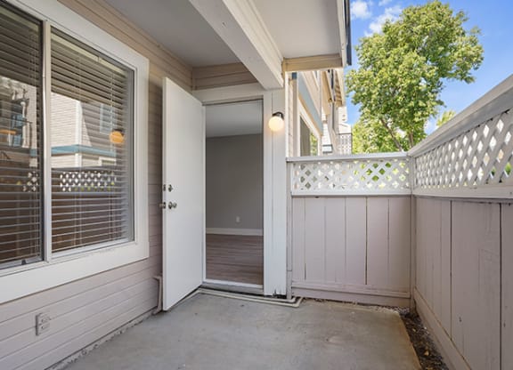 Patio at Clayton Creek Apartments