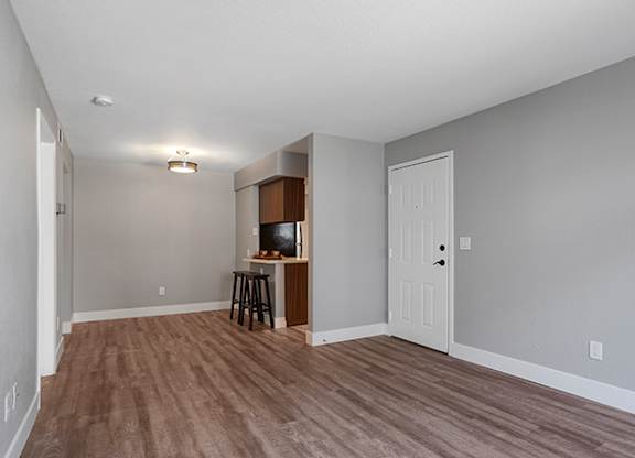 Remodeled Living Room at Clayton Creek Apartments