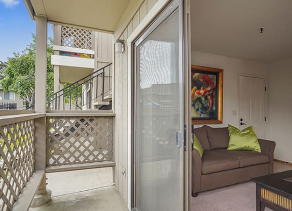 Private Balcony at Cypress Landing, Salinas