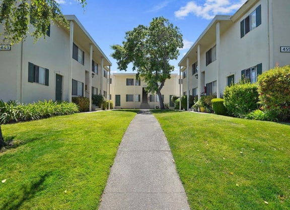 Beautiful Walking Paths at Colonial Garden Apartments, San Mateo, CA, 94401