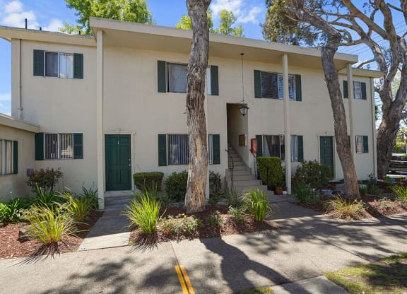 Building Exterior at Colonial Garden Apartments, California
