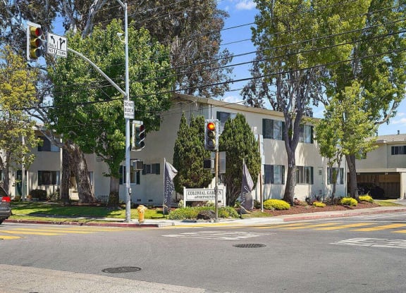 Grand Entrance at Colonial Garden Apartments, San Mateo