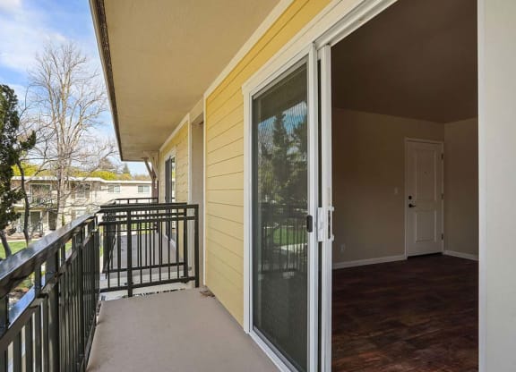 Private Apartment Balcony at Parkside Apartments, California