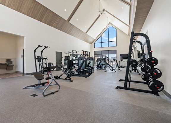 Strength Training Area at Solhavn Apartments, Utah, 84003