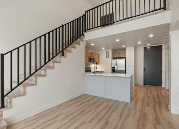 Modern Staircase at Solhavn Apartments, American Fork