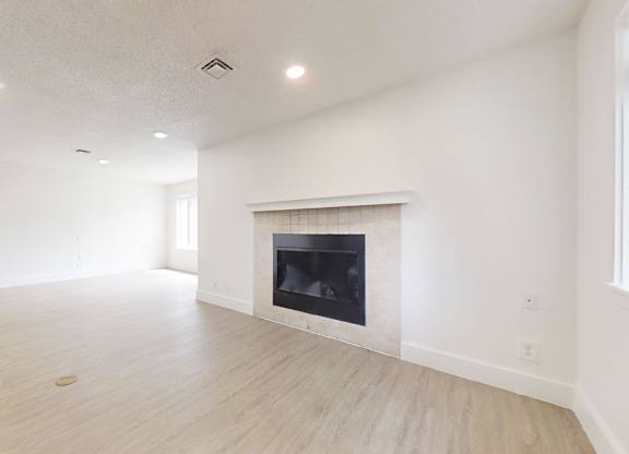Warm Fireplace at Avia Lofts at Maple Road, Amherst, NY, New York