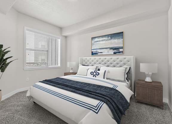 Large Bedroom at The Flats at Riverwoods, Provo, Utah