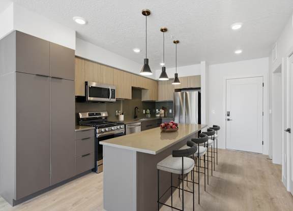 Modern Kitchen Interior at Brickside Heights, Utah