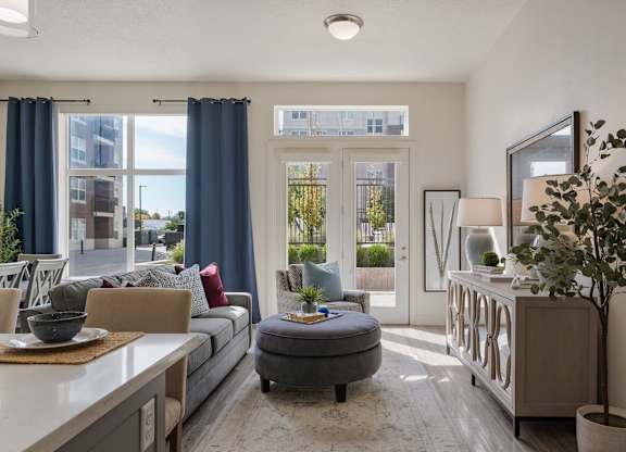 a living room with a couch  at 200 City View, Provo, UT