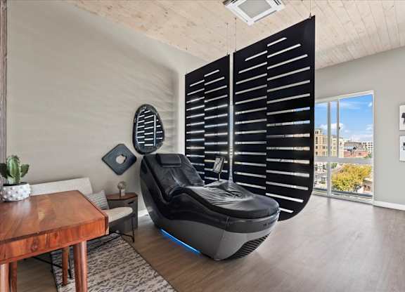 Relaxing Massage Chair at Paperbox Lofts, Salt Lake City