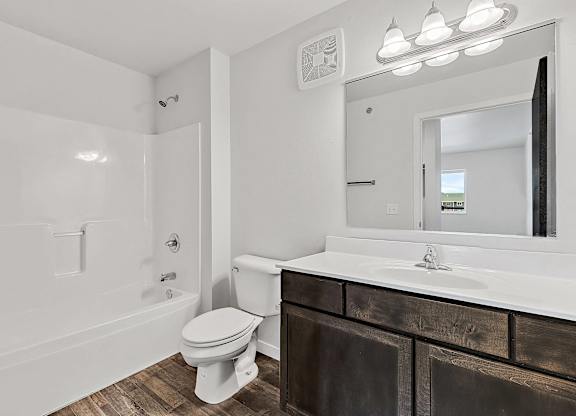 Bathroom at Red Rock Apartments, South Dakota 57702