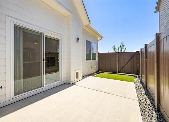 Backyard at Alante Homes at Spring Run, Caldwell, ID