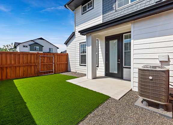 Backyard Area at Alante Homes at Lake Hazel, Boise