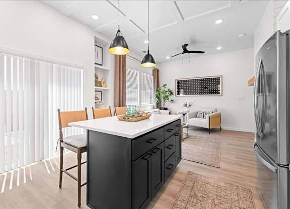 Kitchen And Living at Alante Homes at Spring Run, Caldwell, ID, 83607