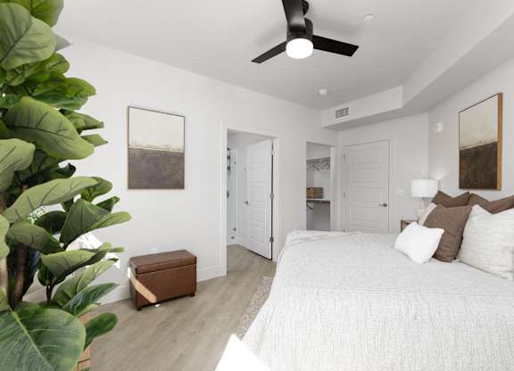 Bright bedroom at The Vue At Desert Color, St. George, UT, 84790