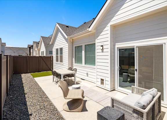 Outdoor Patio at Alante Homes at Spring Run, Caldwell