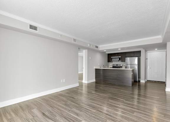Spacious living room at Avia Apartments at Reedy Creek, Florida