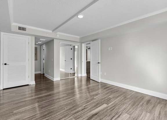 Room with wooden floors at Avia Apartments at Reedy Creek, Kissimmee
