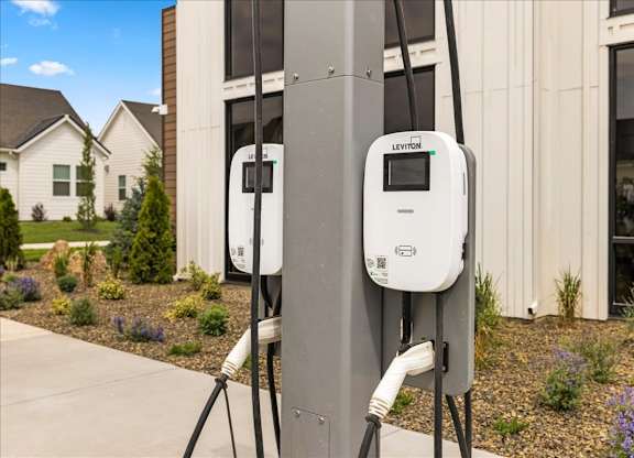 Two electric vehicle charging stations  at Alante Homes at Spring Run, Caldwell, 83607