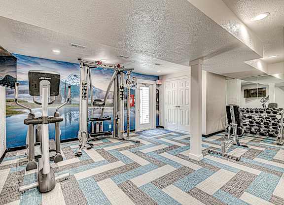 Gym at Avia Lofts at Founders Road, Indianapolis