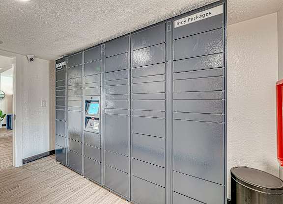 Package Lockers at Avia Lofts at Founders Road, Indianapolis, IN