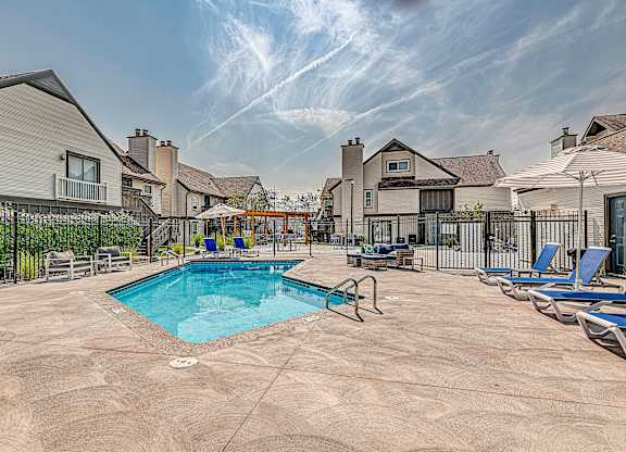 Pool View at Avia Lofts at Founders Road, Indianapolis