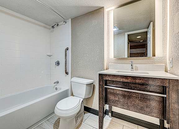 Modern Bathroom at Avia Lofts at Founders Road, Indianapolis, 46268