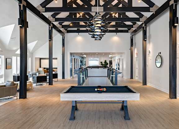 Community game room at Avia Apartments on College Blvd (Overland Park), Overland Park
