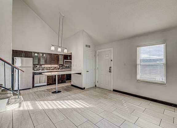 Modern Living Room at Avia Lofts at Founders Road, Indianapolis, 46268