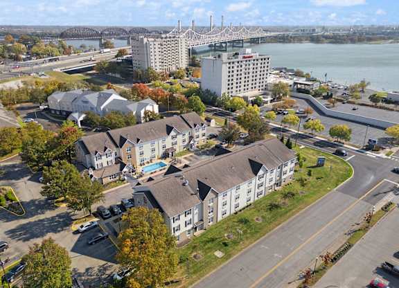 Property Aerial View at AVIA North Shore Apartments, Jeffersonville