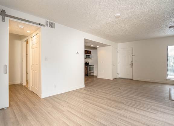 Large living room at AVIA Lofts on Victors Way, Ann Arbor