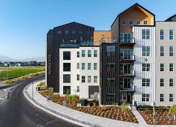 Exterior Building B_09 at Solhavn Apartments, American Fork, UT, 84003