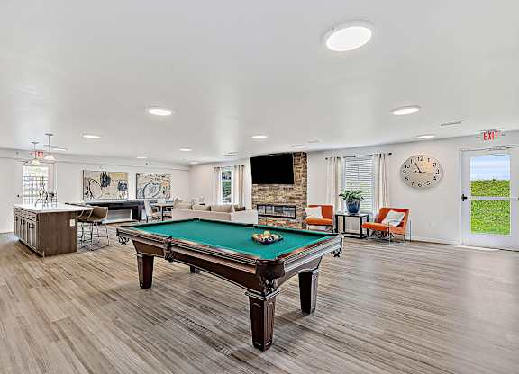 our apartments have a game room with a pool table and a bar at Red Rock Apartments, Rapid City, 57702