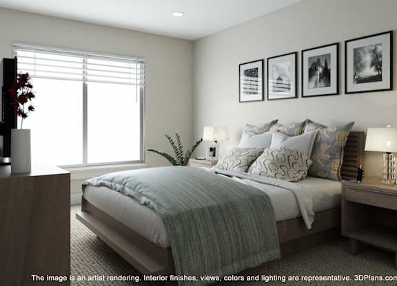 Beautiful Bright Bedroom at Avia Lofts at Maple Road, Amherst, NY, New York