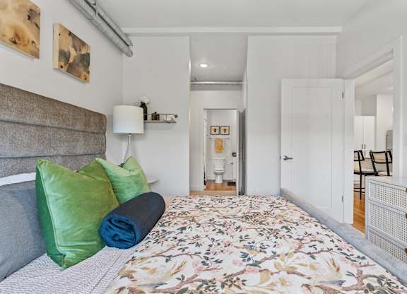 bedroom with bathroom and kitchen overview at The Revival, Salt Lake City, 84101
