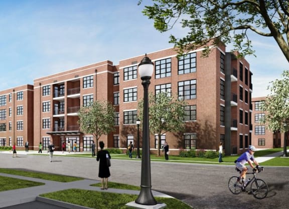 Facade of The Sheffield at Englewood