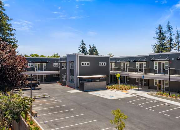 Reserved Parking Lot at Edgeway Plaza, Rohnert Park California