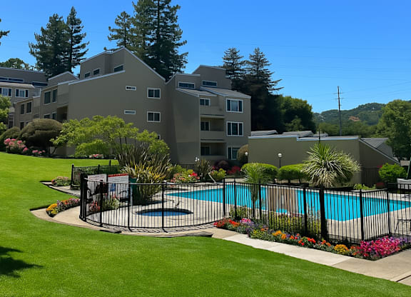 Secured Pool View at Hamilton Woods, Novato
