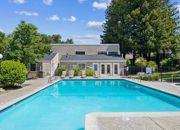 Large Pool View at Hamilton Woods, Novato, CA