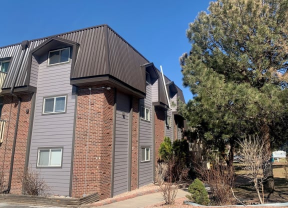 our apartments are located in a quiet neighborhood with trees