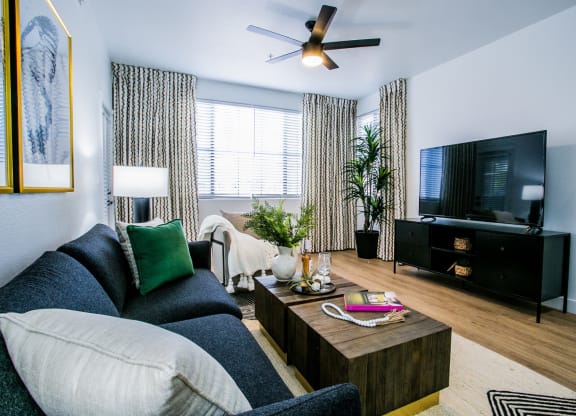 The Presley at Whitney Ranch Model Living Room