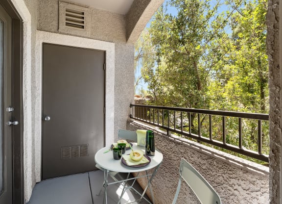 Cyan at Green Valley Apartments Private Balcony