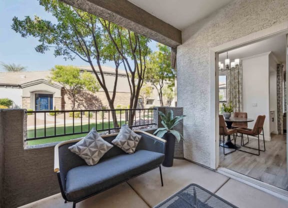 our apartments showcase a beautiful screened in porch