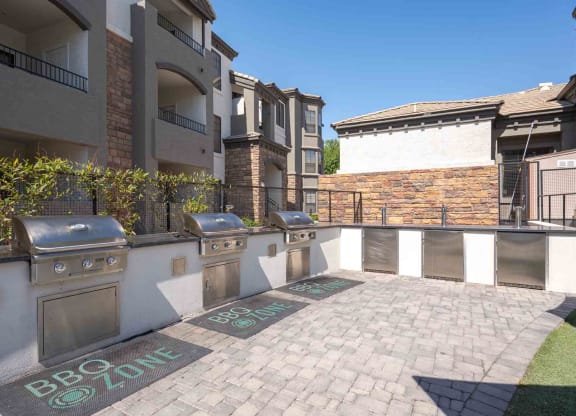 bbq area outdoors