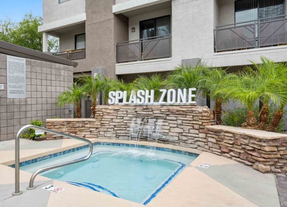 our apartments showcase a swimming pool