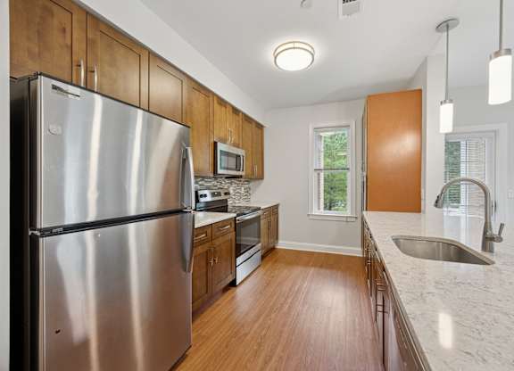 Kitchen with Sink at Heritage Court, Ewing, NJ