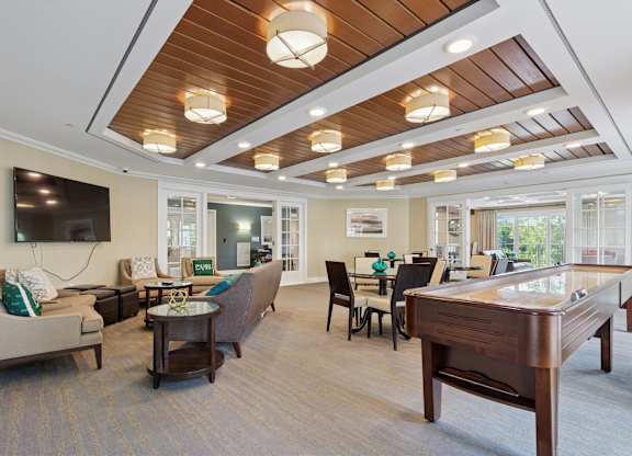 Living Area and Game Area at Palmer View, Pennsylvania